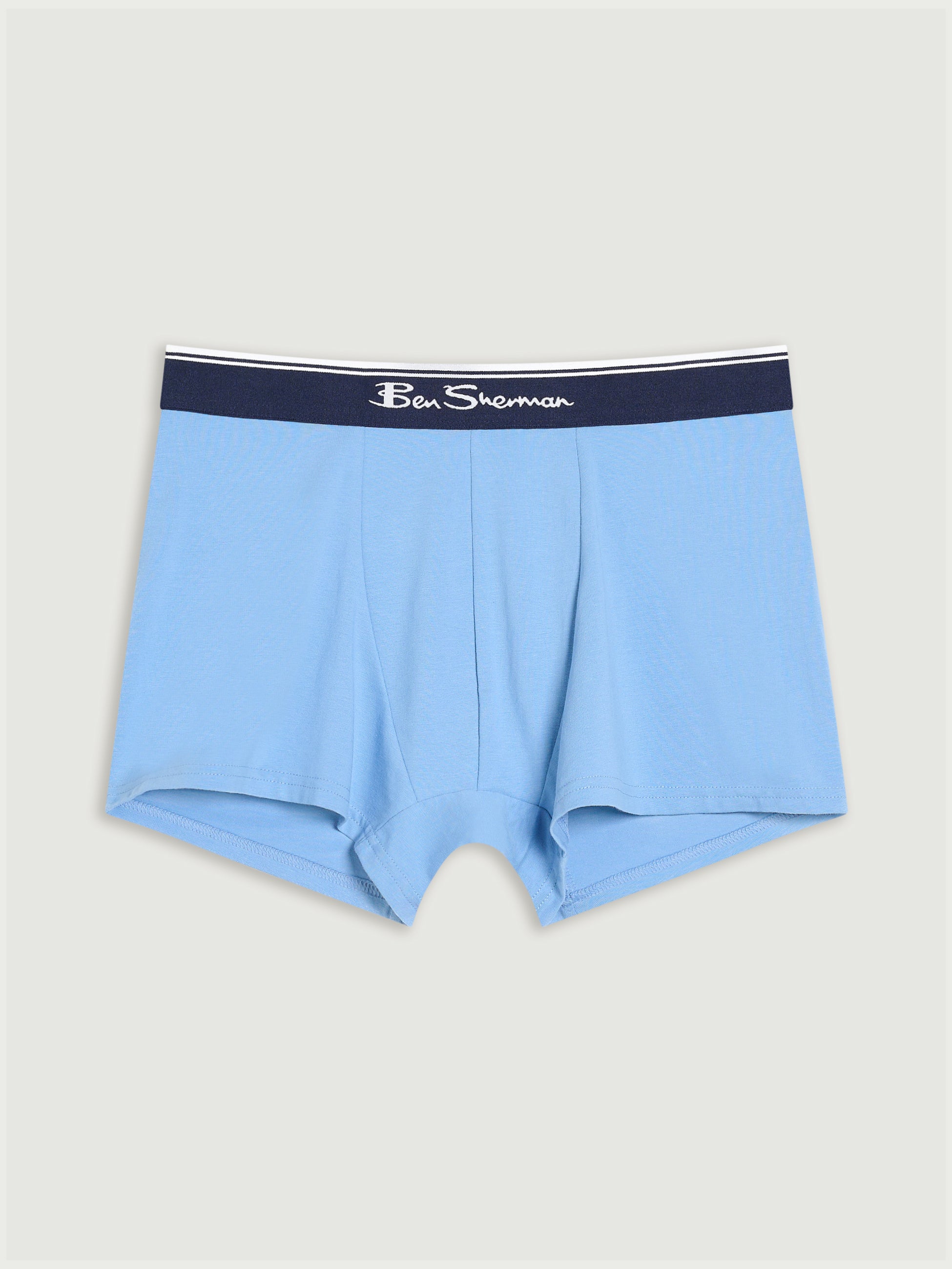 Ben Sherman 3 Pack Trunks - Mod Stripe - Blue