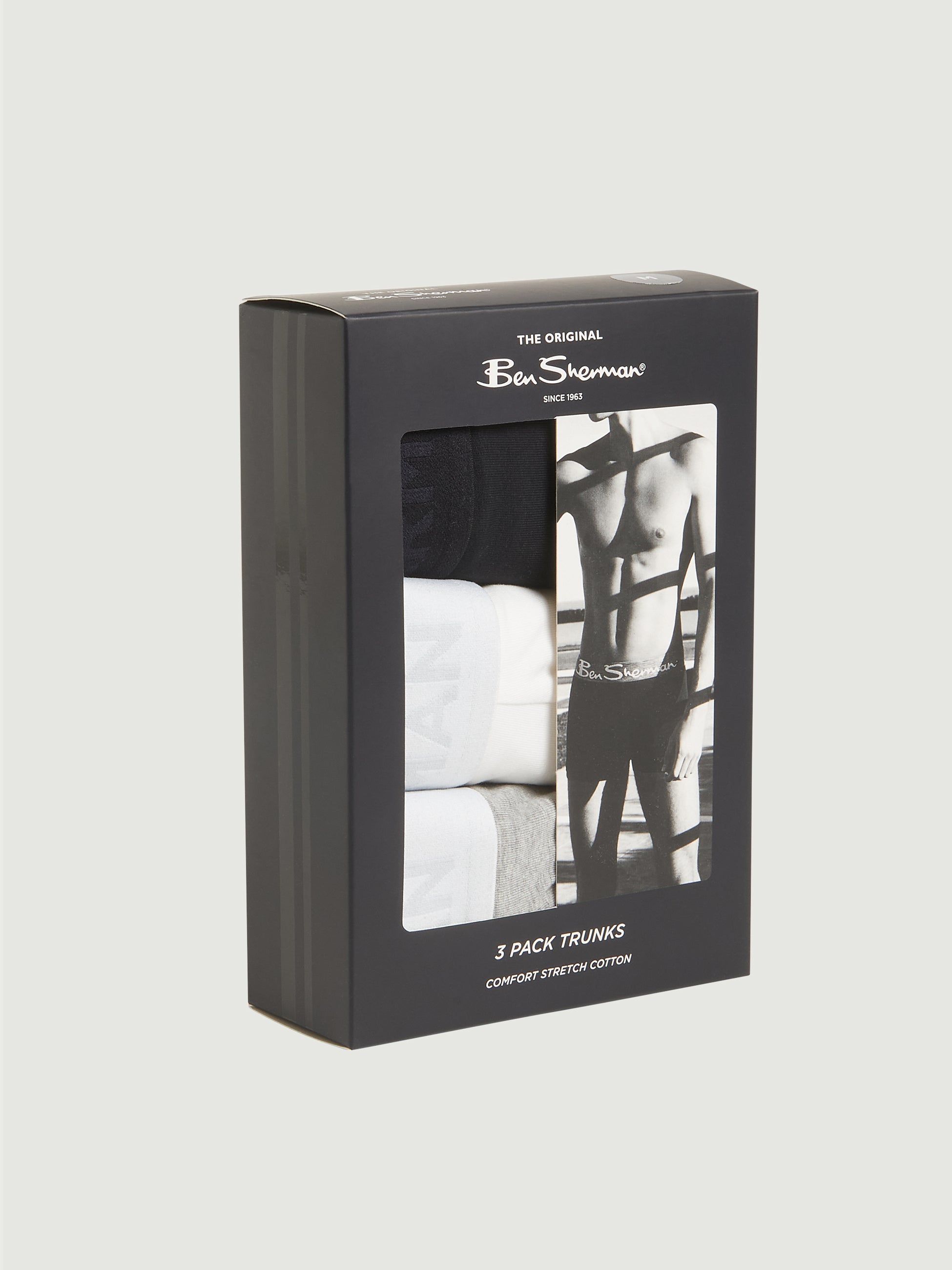 Ben Sherman 3 Pack Trunks - Jacquard - Multi