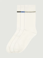 Ben Sherman 3 Pack Socks -  White Stripes