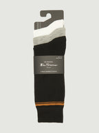 Ben Sherman 3 Pack Socks - Multi Stripes