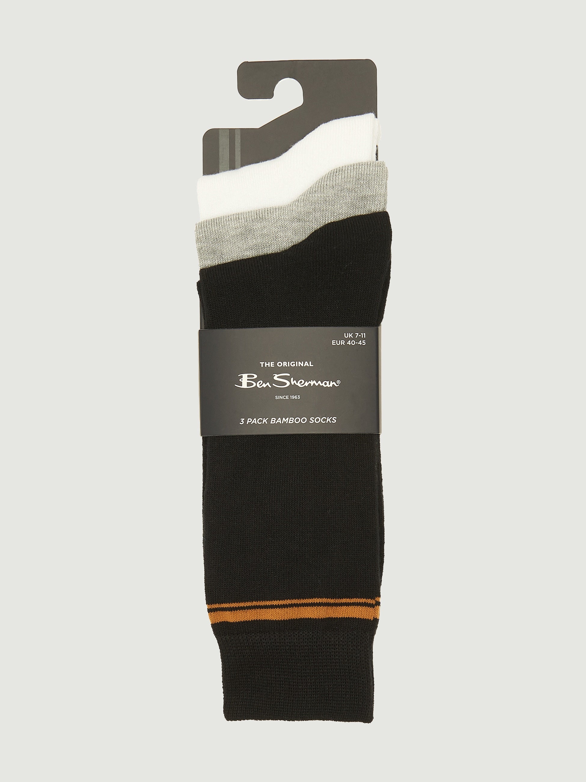 Ben Sherman 3 Pack Socks - Multi Stripes
