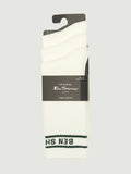 Ben Sherman 3 Pack Socks - White Ivy Rib