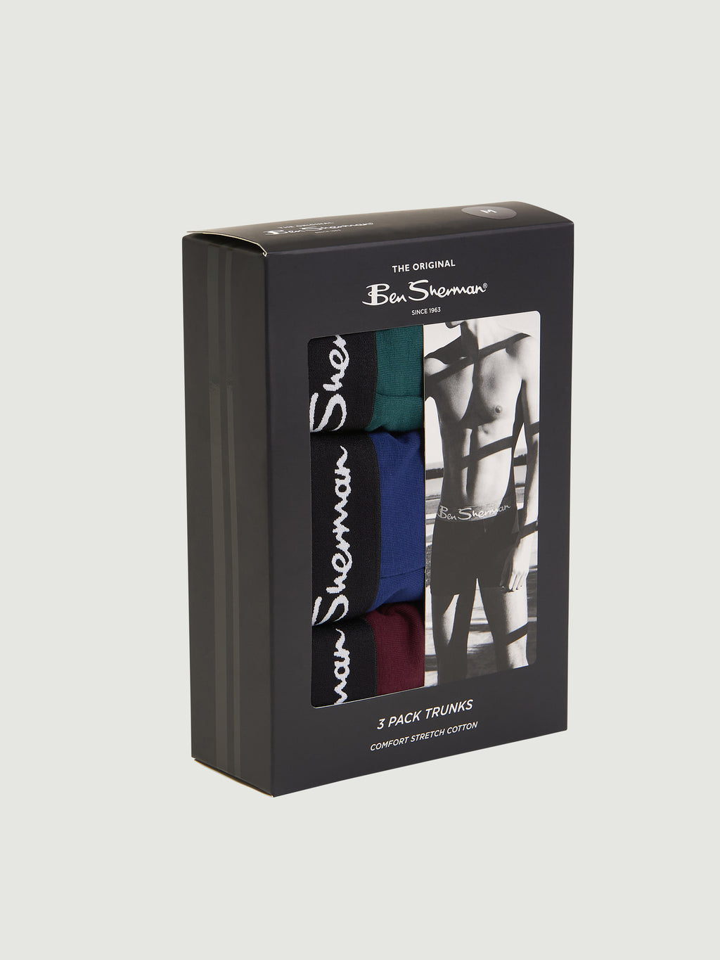 Ben Sherman 3 Pack Trunks - Plain - Multi