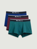 Ben Sherman 3 Pack Trunks - Plain - Multi