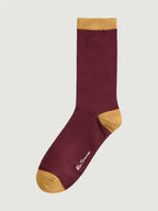 Ben Sherman 3 Box Socks - Burgundy Mix