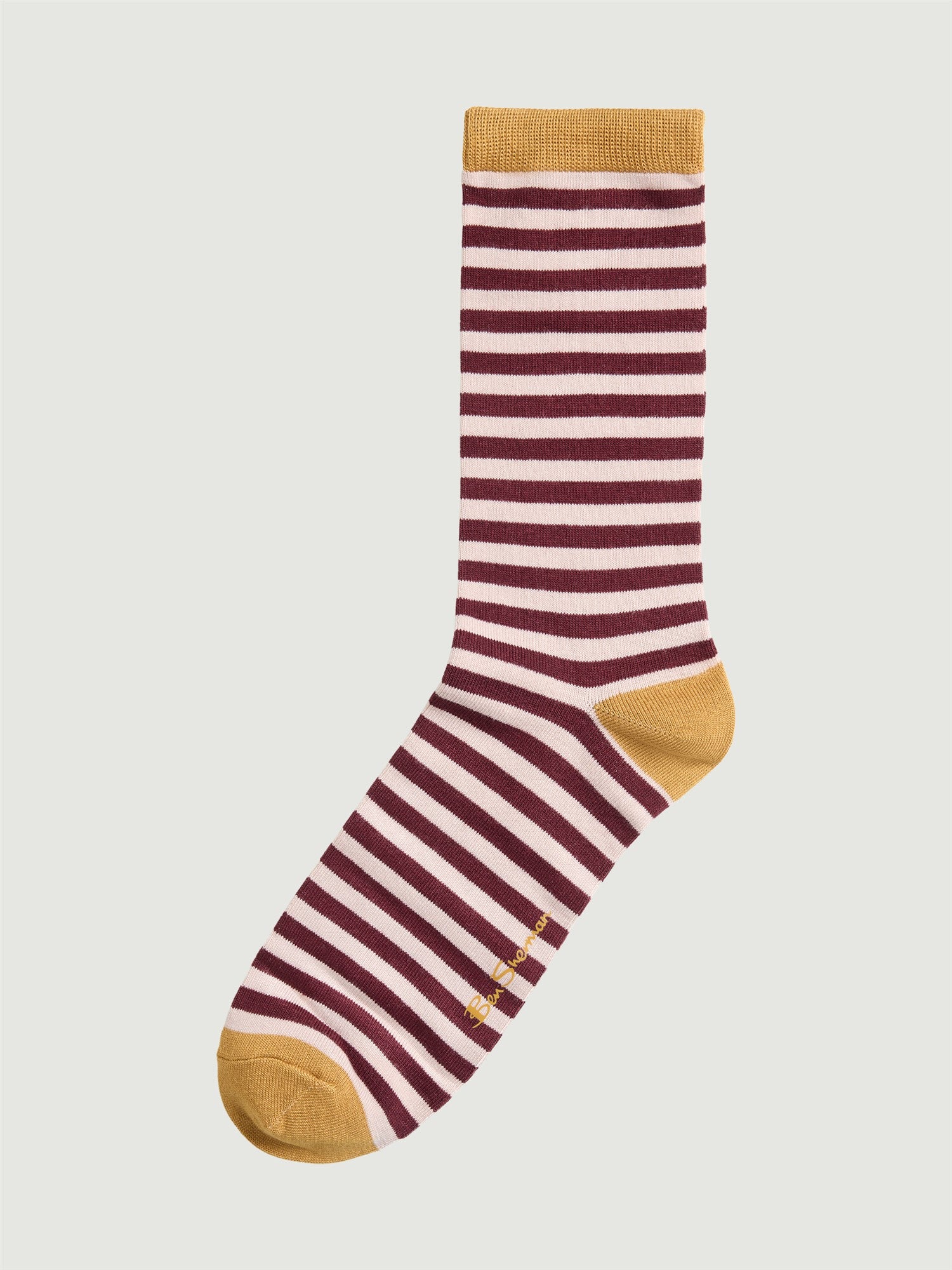 Ben Sherman 3 Box Socks - Burgundy Mix
