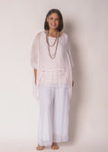 Amulet Silk Top in Modena Pink