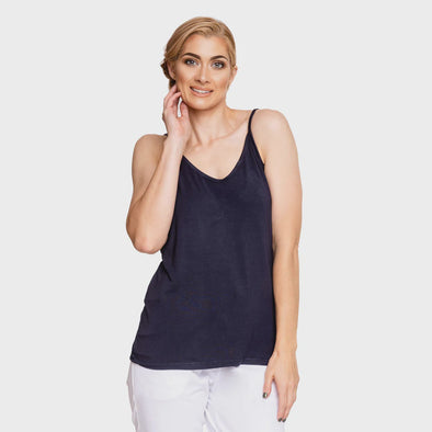 Demetria Singlet in Navy