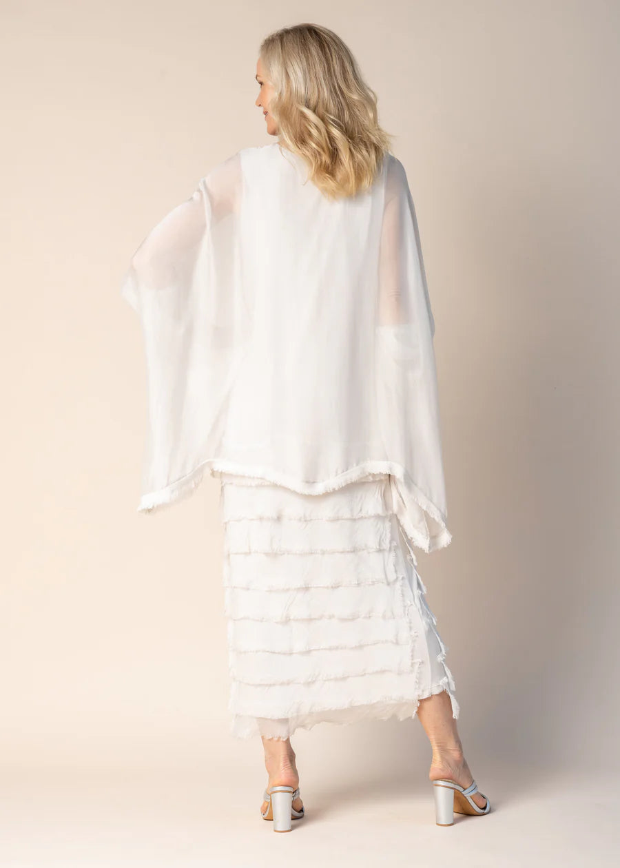 Candie Silk Dress in Latte