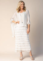Candie Silk Dress in Latte