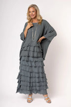 Julie Linen Skirt - Gum Leaf