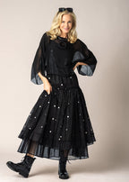 Kaidi Silk Top in Onyx