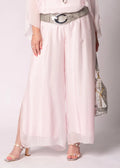 New Gia Silk Pant - Modena Pink