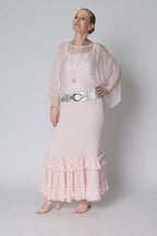 Kaidi Silk Top in Modena Pink