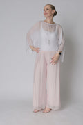 Kaidi Silk Top in White