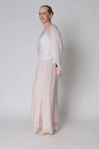 Kaidi Silk Top in White