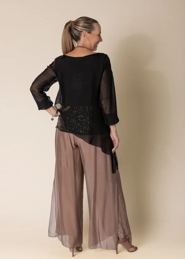 Heathie Top in Onyx