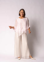 Keliana Silk Top in Modena Pink