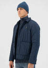 Dstrezzed Quilted Jacket: Dark Navy