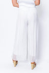 The Italian Closet - Amedei Silk Pant - White