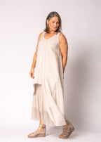 Mirabella Dress in Antique Beige