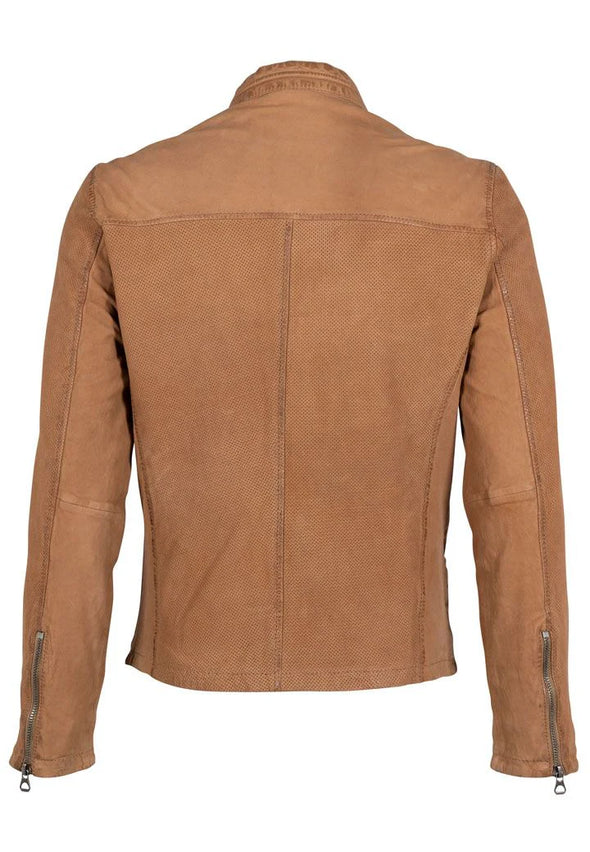 Gipsy Lamb Leather Jacket - Blake (Camel)