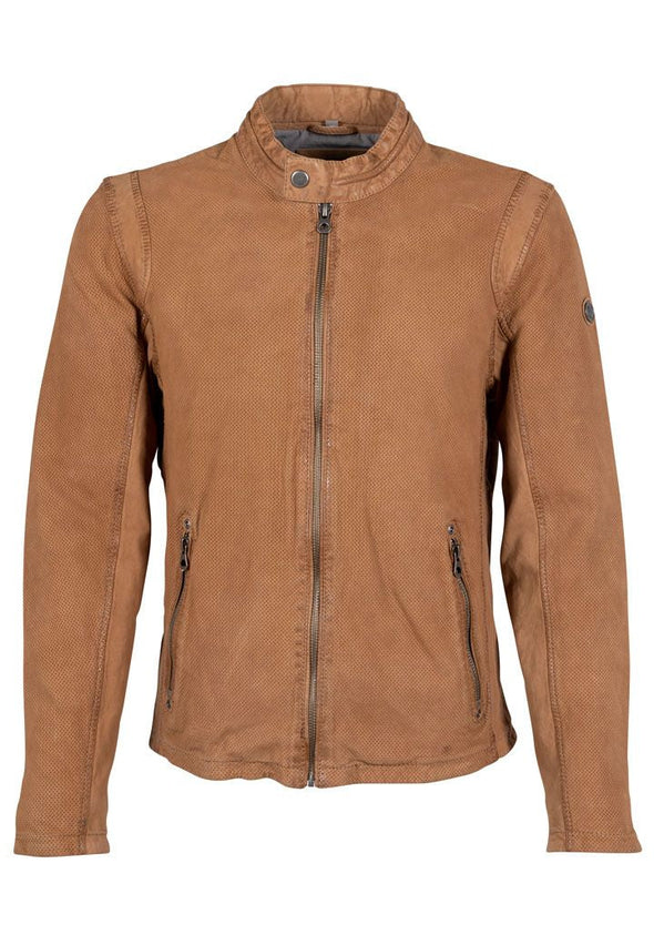 Gipsy Lamb Leather Jacket - Blake (Camel)