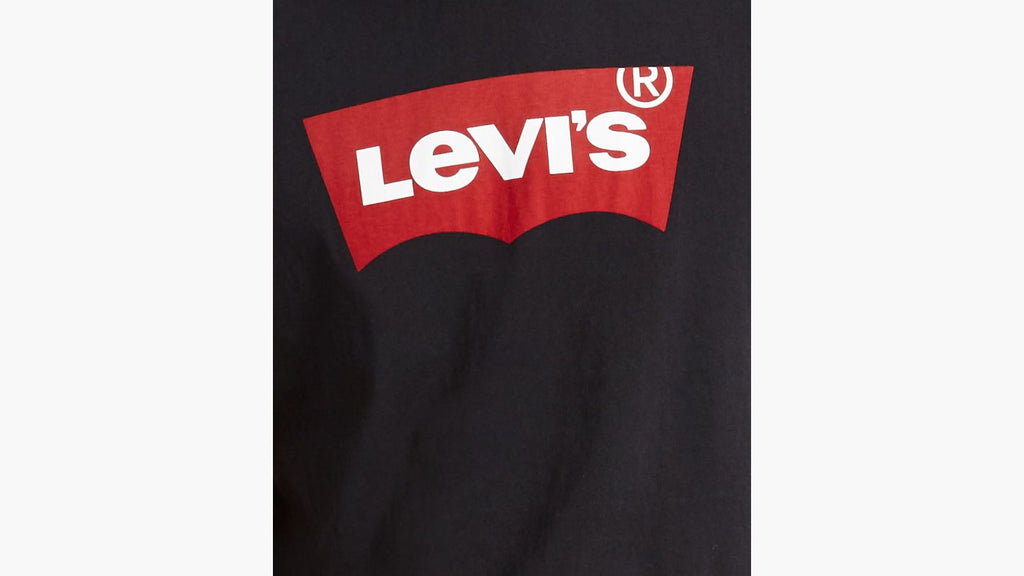 Levi's Red Logo Tee - Black