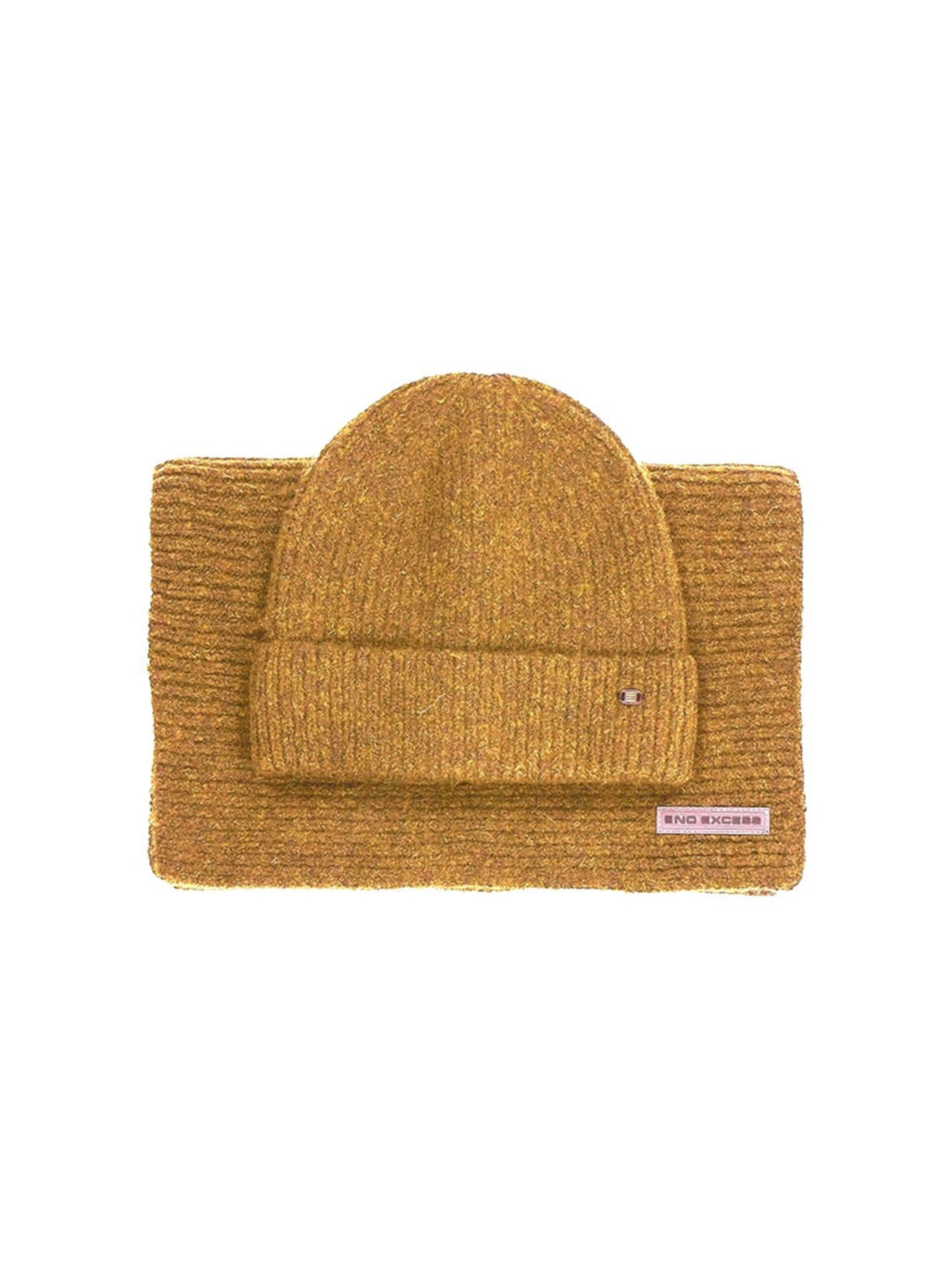 No Excess Beanie & Scarf Knit Set