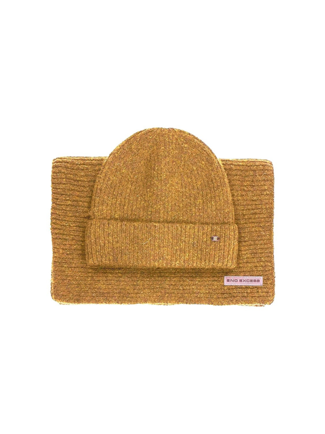No Excess Beanie & Scarf Knit Set