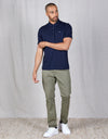 Portofino Cotton Polo - Navy