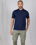 Portofino Cotton Polo - Navy