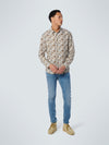 No Excess Long Sleeve Shirt: Forest Floor - Offwhite