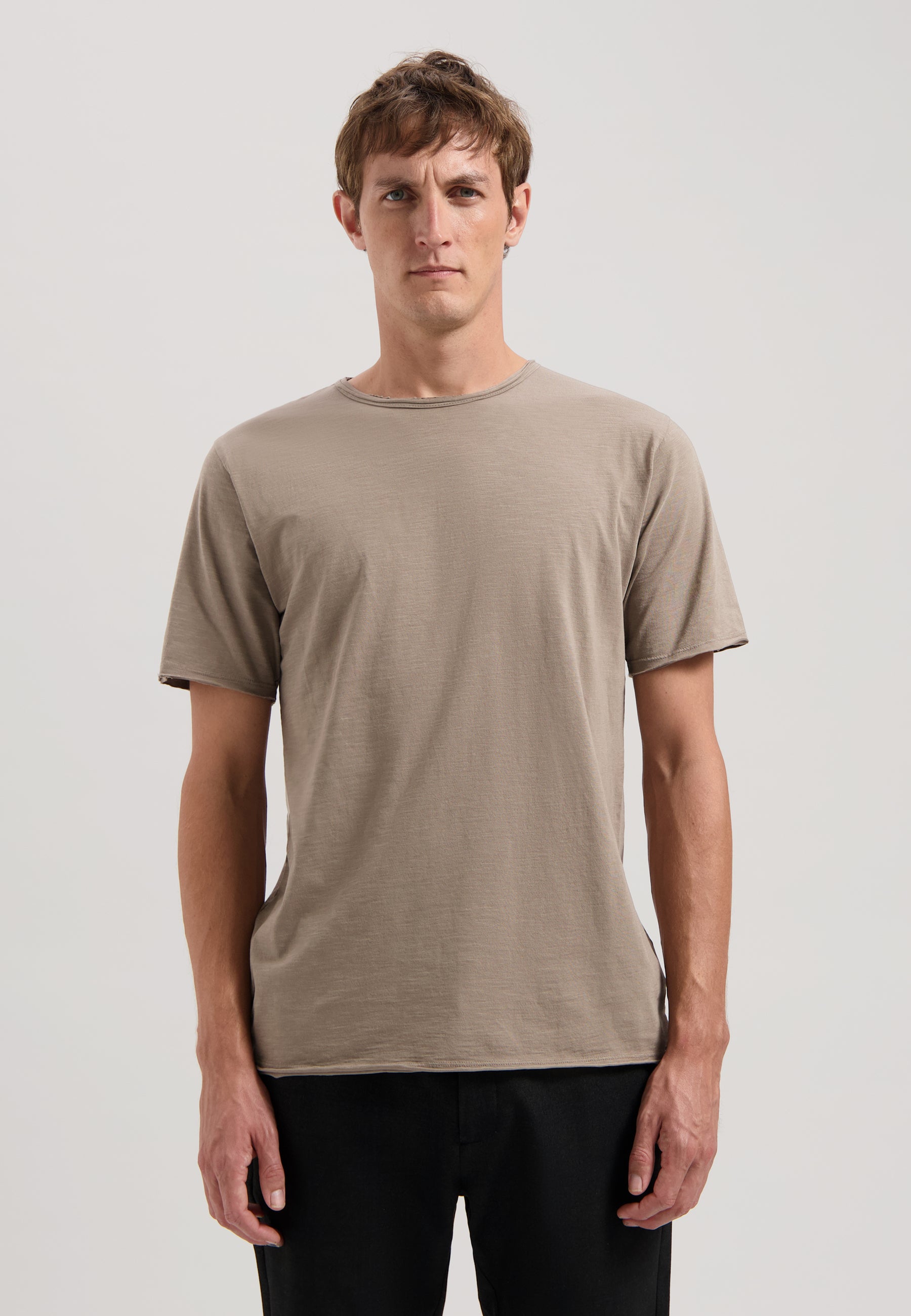 Dstrezzed Mc Queen Slub Tee - Drift Wood