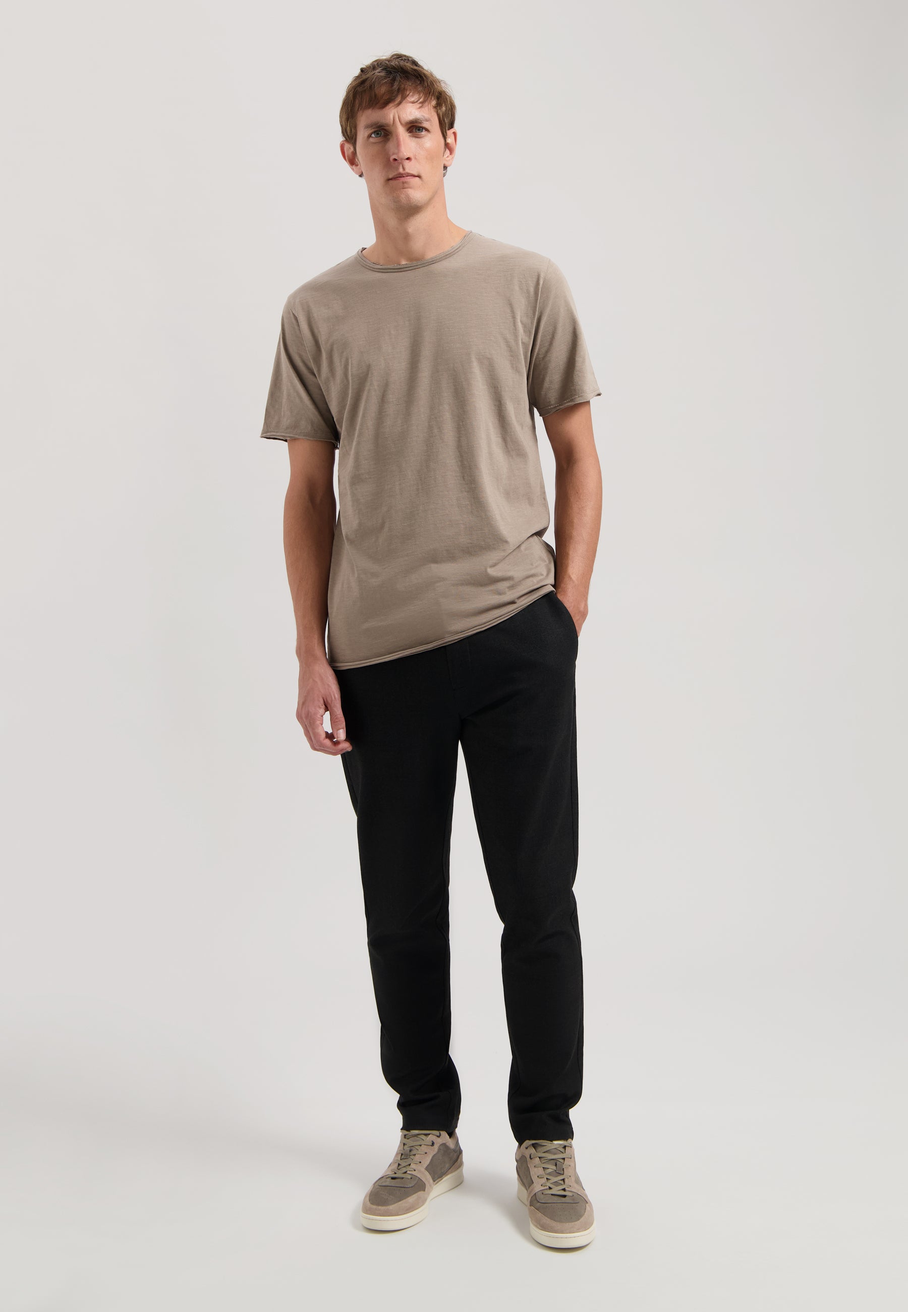 Dstrezzed Mc Queen Slub Tee - Drift Wood