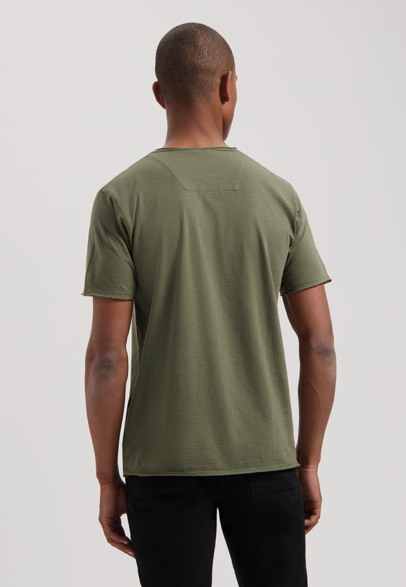 Dstrezzed Mc Queen Slub Tee - Olive Night