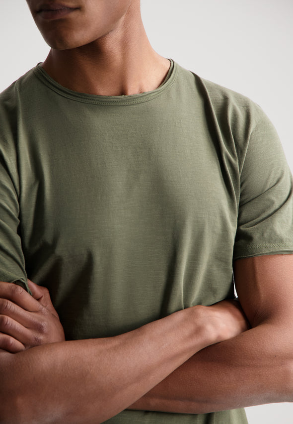 Dstrezzed Mc Queen Slub Tee - Olive Night