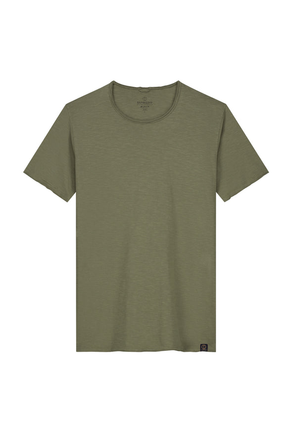 Dstrezzed Mc Queen Slub Tee - Olive Night