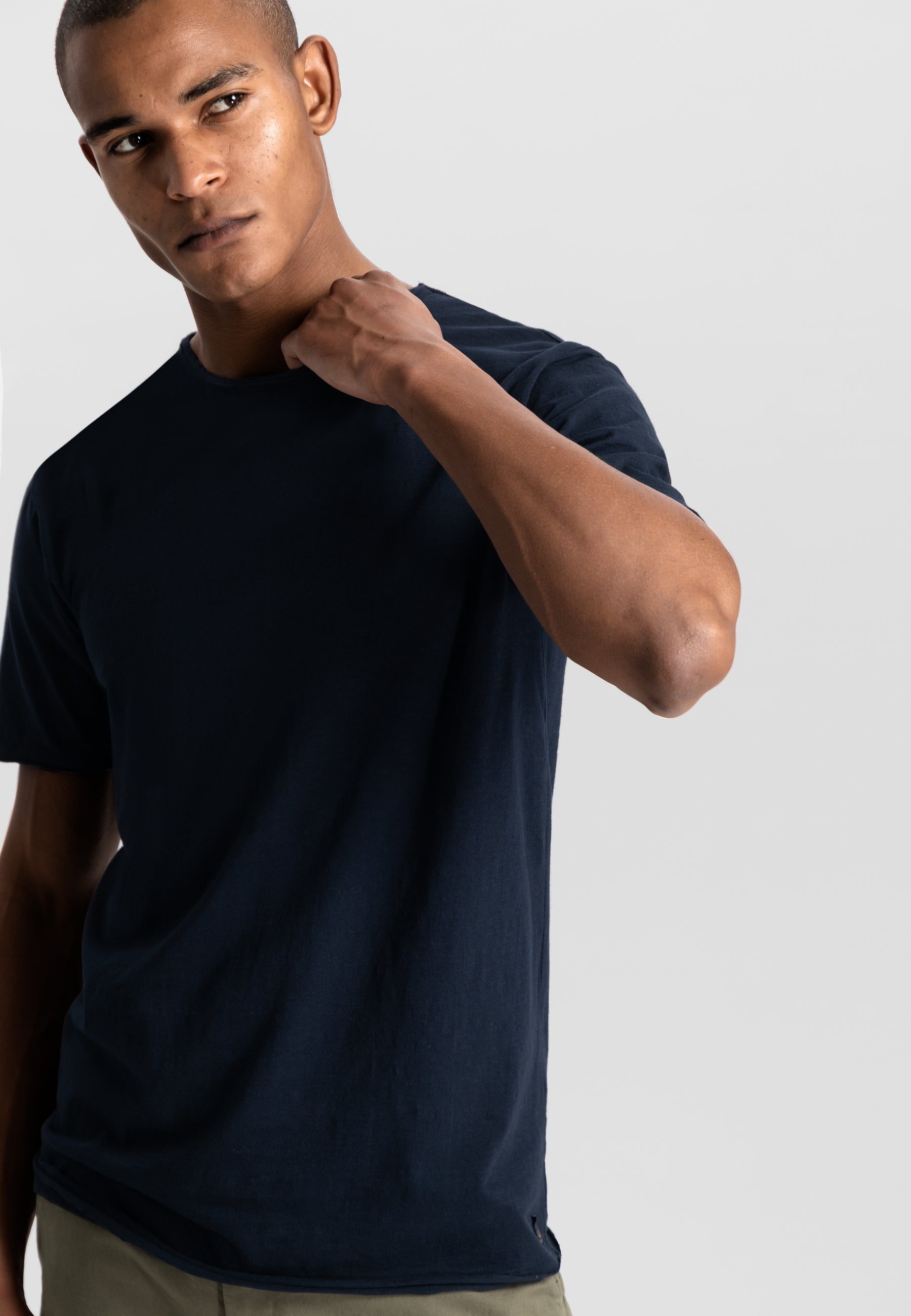 Dstrezzed Mc Queen Slub Tee - Dark Navy