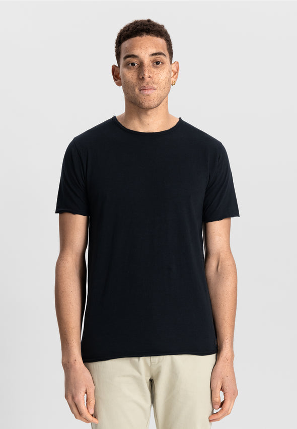 Dstrezzed Stewart Slub V-Neck Tee - Black