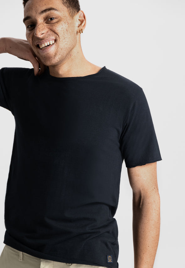 Dstrezzed Stewart Slub V-Neck Tee - Black