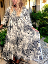 Ida Ivy: Boheme Maxi - Monochrome Twirl