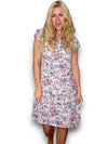 Helga May Kennedy Dress: Graphic Bloom - Lavender