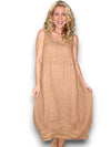 Helga May: Maxi Tank Dress - Caramel