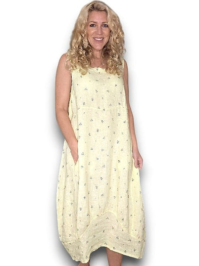 Helga May: Maxi Tank Dress - Mary Lou Lemon