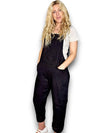 Helga May Linen Jumpsuit - Plain Black