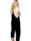 Helga May Linen Jumpsuit - Plain Black