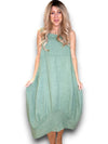 Helga May: Maxi Tank Dress - Forest