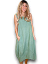 Helga May: Maxi Tank Dress - Forest