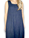 Helga May: Maxi Tank Dress -  Navy